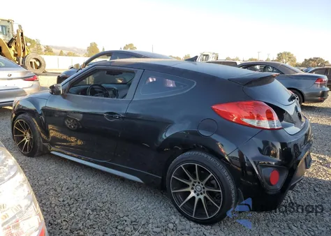 2016 Hyundai Veloster Turbo from USA, damaged, VIN KMHTC6AE8GU256953
